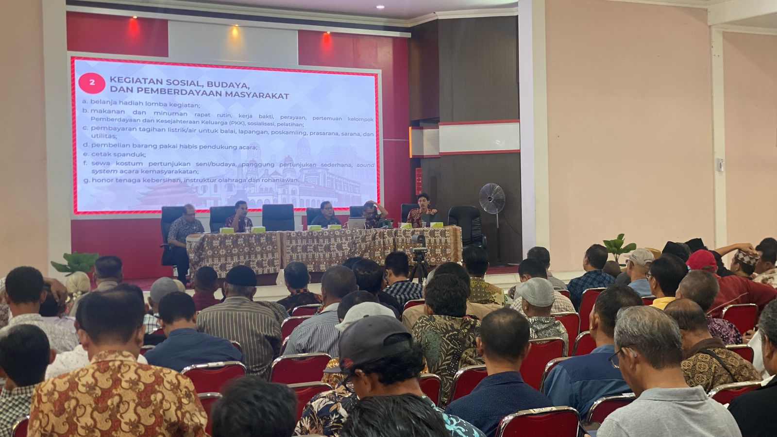 Hari Pertama Sosialisasi Bantuan Operasional RT/RW, Diskominfo Kota Semarang Paparkan Teknis Aplikasi Ruang Warga